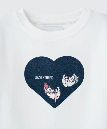 YOCHIXMIMI Tee (Heart) | ヨチミミ Tシャツ（ハート）