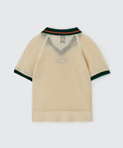 Cropped Uniform Polo Shirt | クロップド ユニフォームシャツ