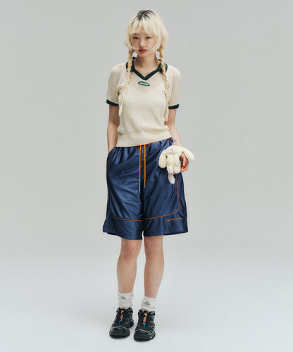 Cropped Uniform Polo Shirt | クロップド ユニフォームシャツ
