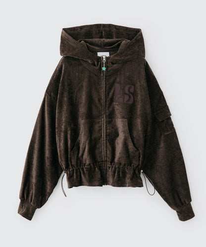 Velor Big-Hood Hoodie | ベロア ビッグフードフーディー