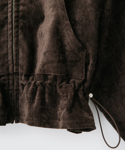 Velor Big-Hood Hoodie | ベロア ビッグフードフーディー