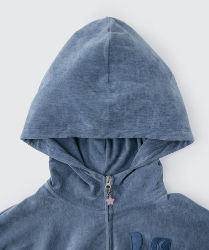 Velor Big-Hood Hoodie | ベロア ビッグフードフーディー