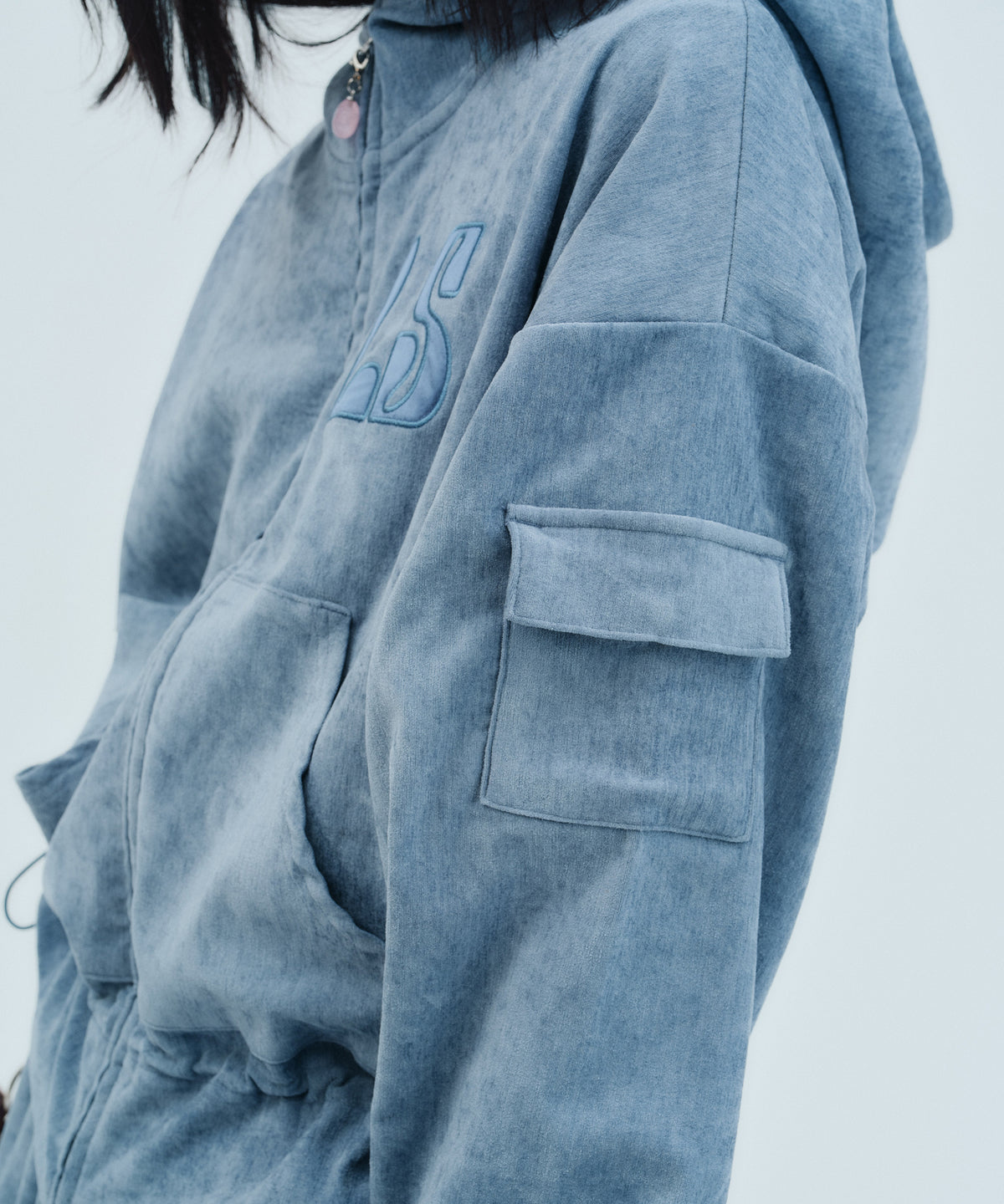Velor Big-Hood Hoodie | ベロア ビッグフードフーディー