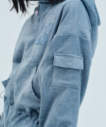 Velor Big-Hood Hoodie | ベロア ビッグフードフーディー