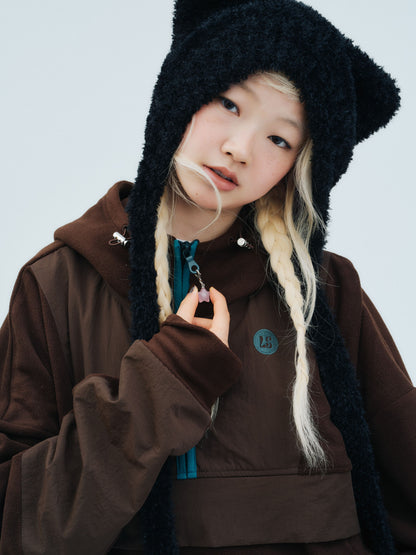 Half-Zip Fleece Hoodie | フリース ハーフジップ フーディー
