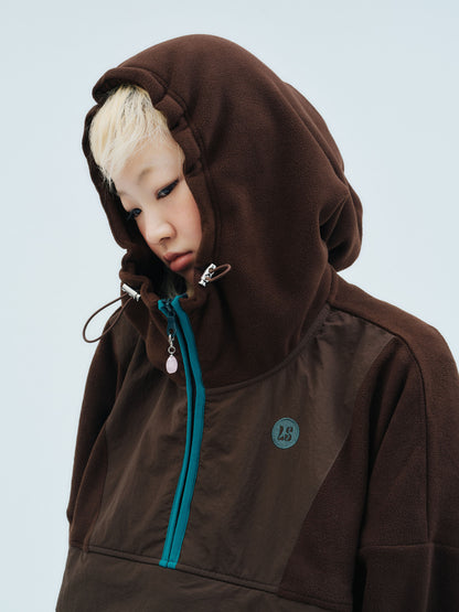 Half-Zip Fleece Hoodie | フリース ハーフジップ フーディー