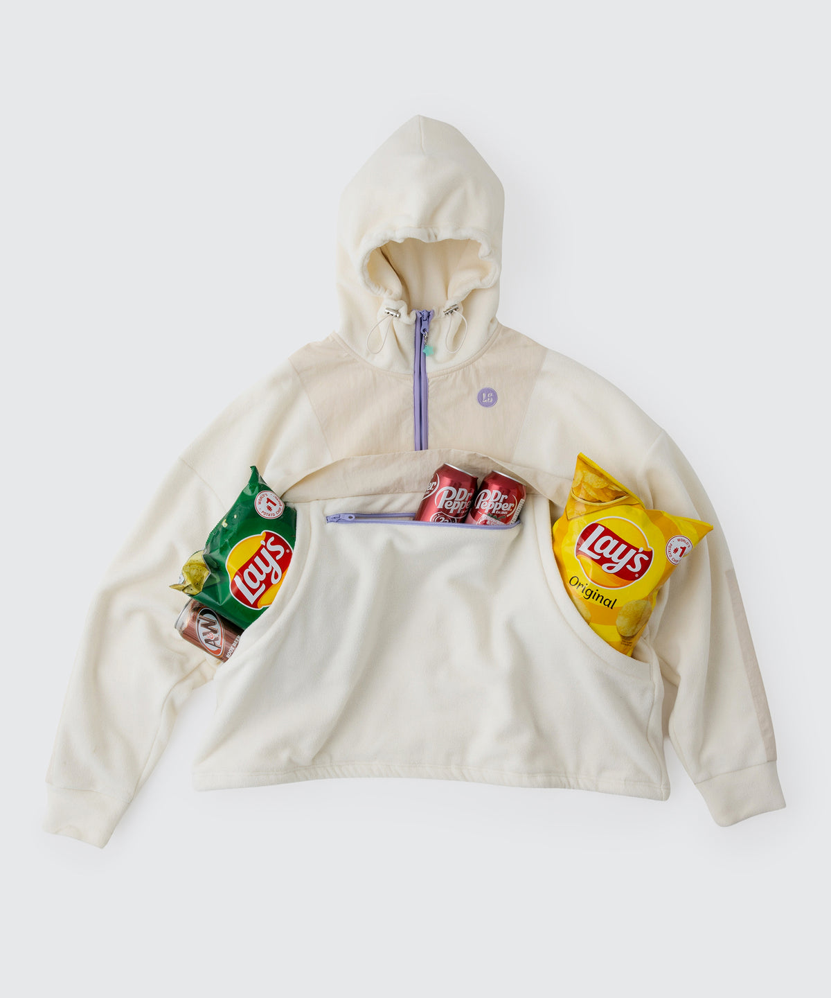Half-Zip Fleece Hoodie | フリース ハーフジップ フーディー
