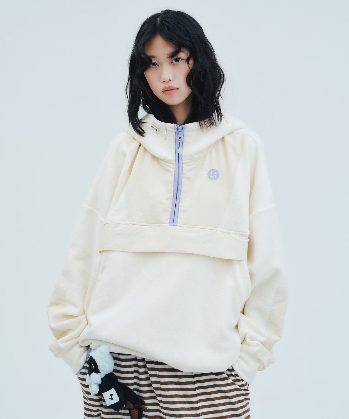 Half-Zip Fleece Hoodie | フリース ハーフジップ フーディー