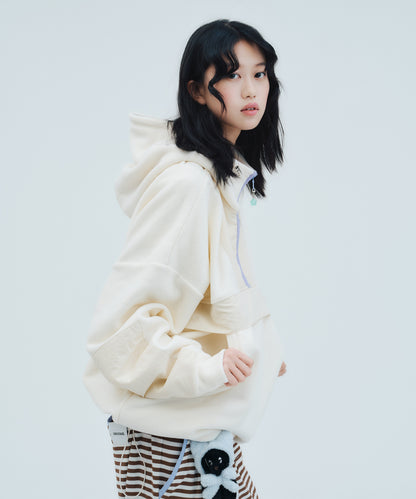 Half-Zip Fleece Hoodie | フリース ハーフジップ フーディー