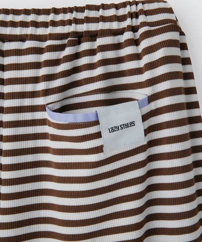 Striped Long Pants (+Scrunchie) | ボーダーロングパンツ (＋シュシュ)