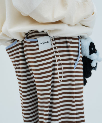 Striped Long Pants (+Scrunchie) | ボーダーロングパンツ (＋シュシュ)