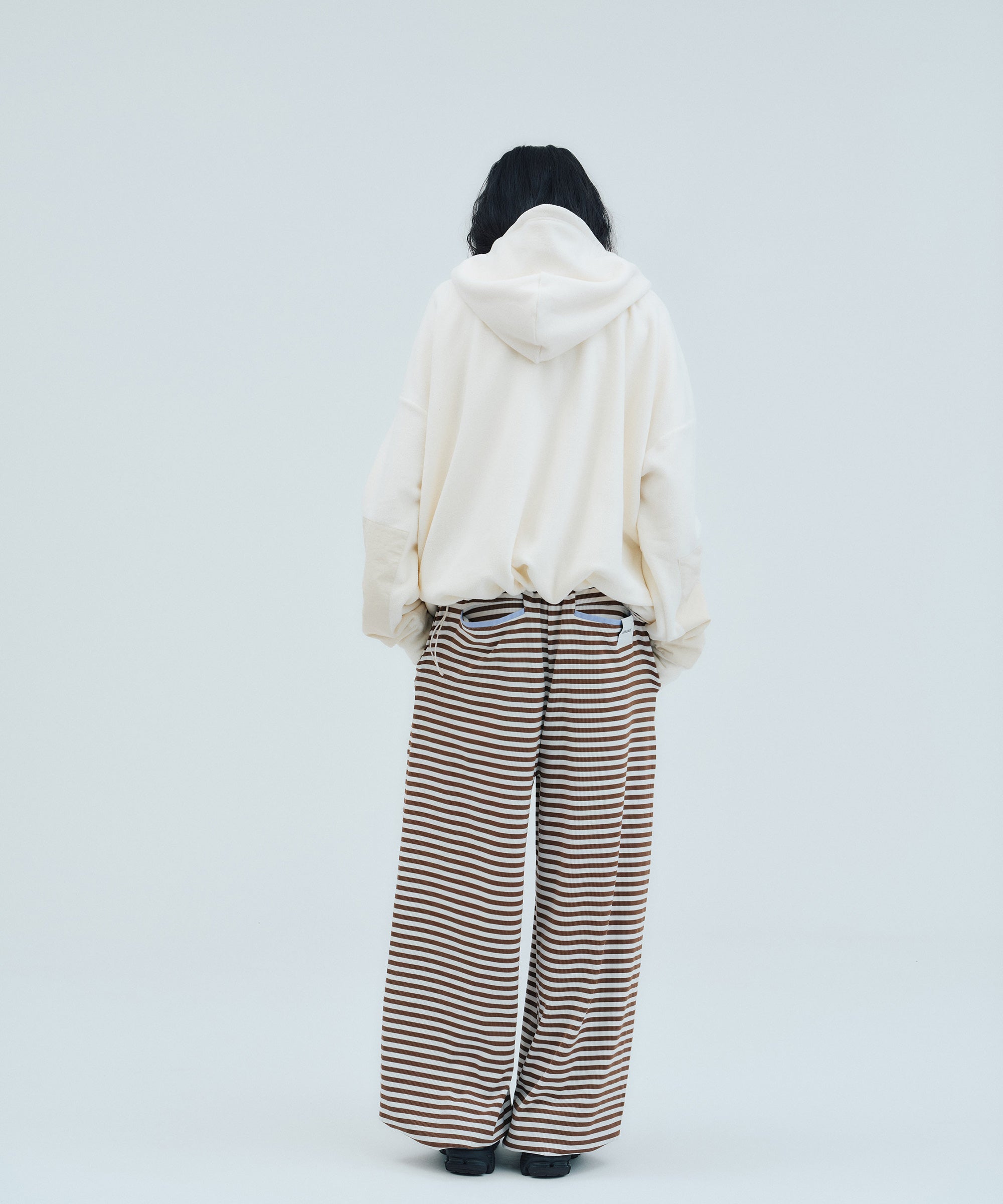 Striped Long Pants (+Scrunchie) | ボーダーロングパンツ (＋シュシュ)