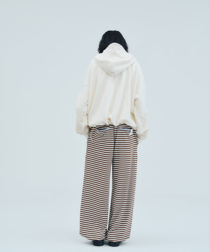 Striped Long Pants (+Scrunchie) | ボーダーロングパンツ (＋シュシュ)