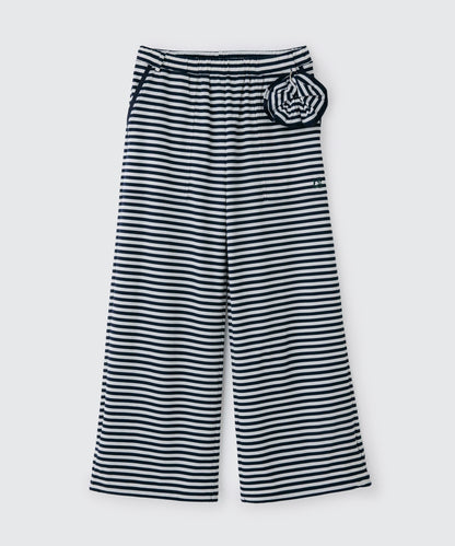 Striped Long Pants (+Scrunchie) | ボーダーロングパンツ (＋シュシュ)