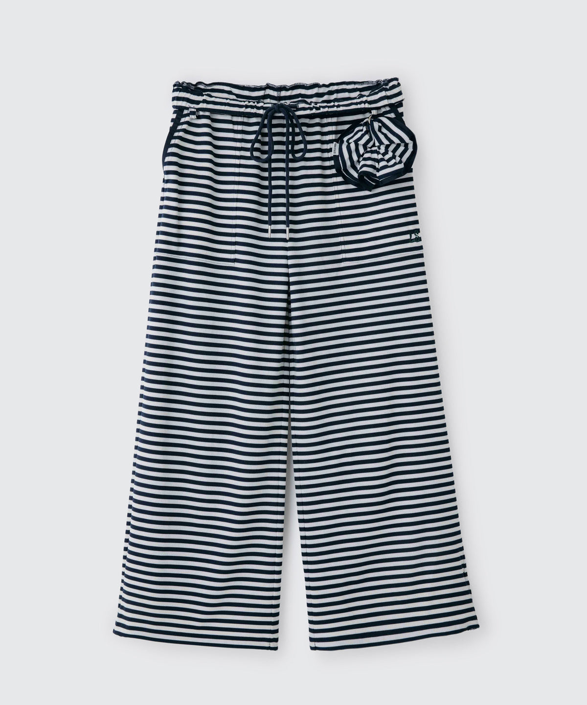 Striped Long Pants (+Scrunchie) | ボーダーロングパンツ (＋シュシュ)