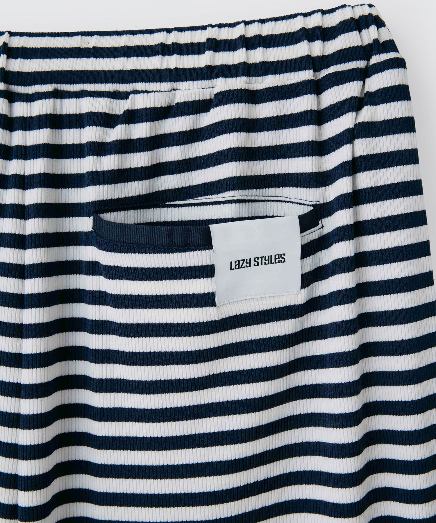 Striped Long Pants (+Scrunchie) | ボーダーロングパンツ (＋シュシュ)
