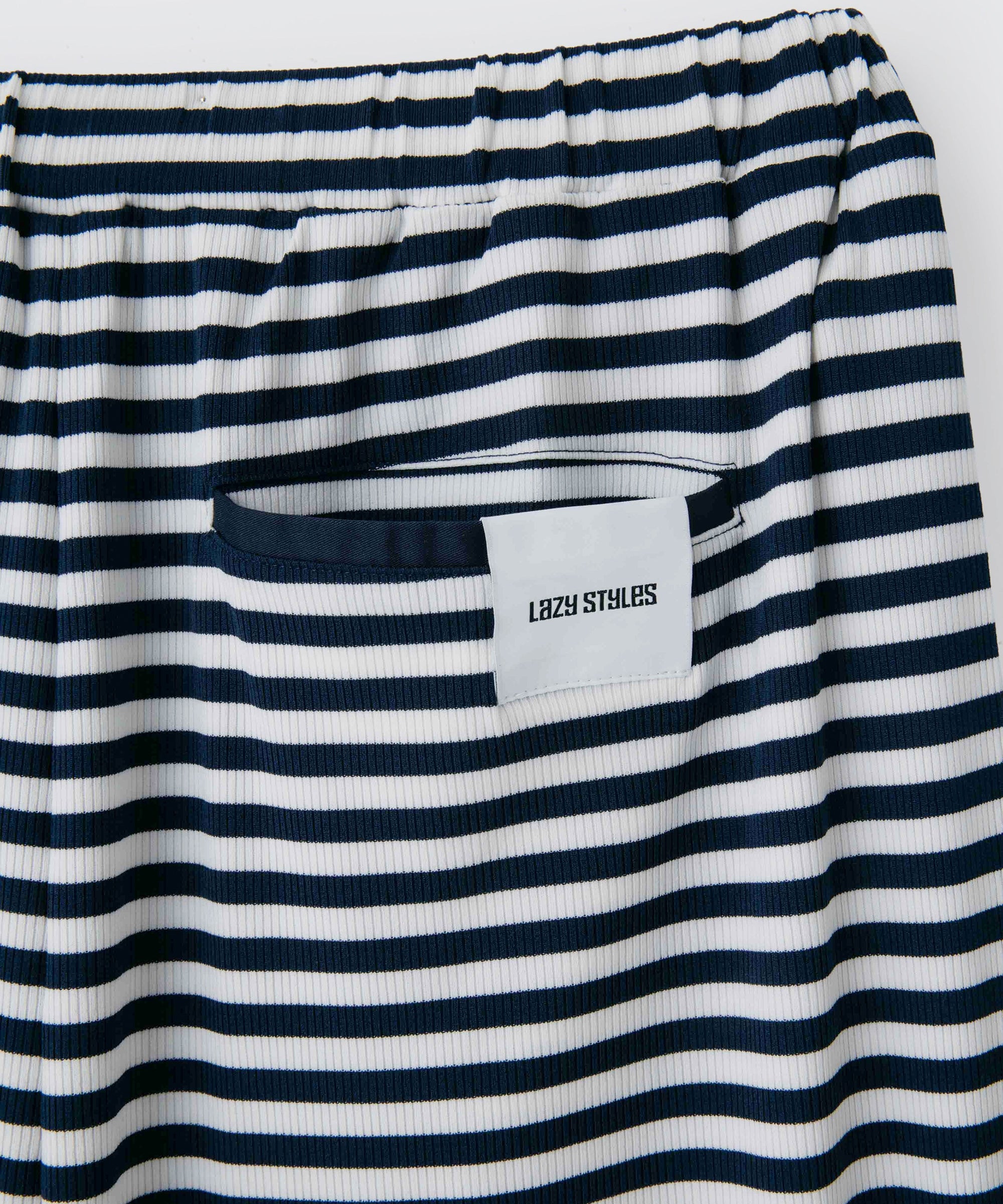 Striped Long Pants (+Scrunchie) | ボーダーロングパンツ (＋シュシュ)