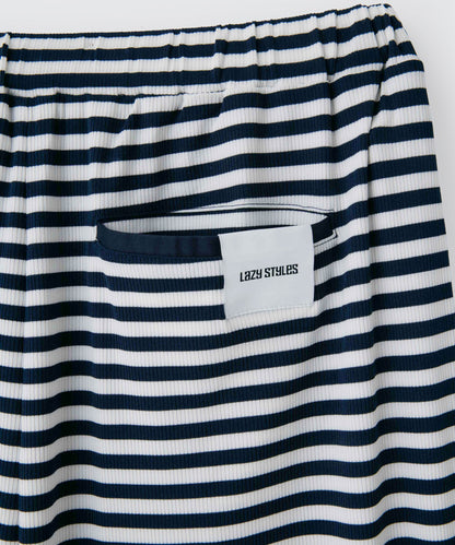 Striped Long Pants (+Scrunchie) | ボーダーロングパンツ (＋シュシュ)