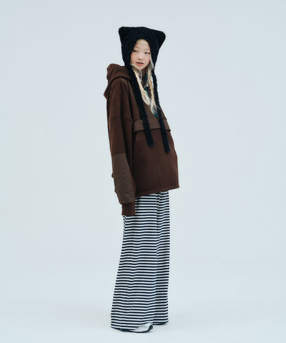Striped Long Pants (+Scrunchie) | ボーダーロングパンツ (＋シュシュ)