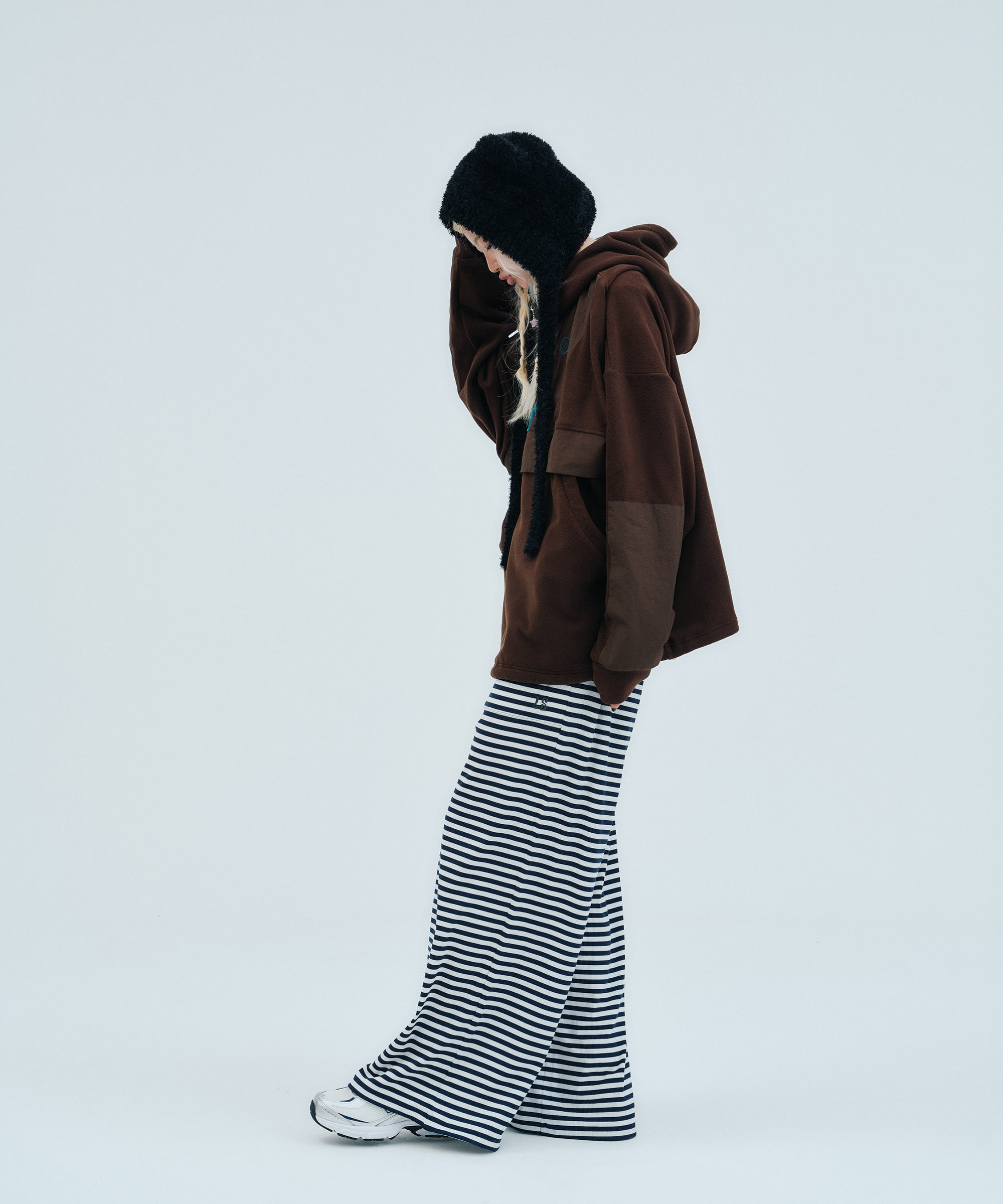 Striped Long Pants (+Scrunchie) | ボーダーロングパンツ (＋シュシュ)